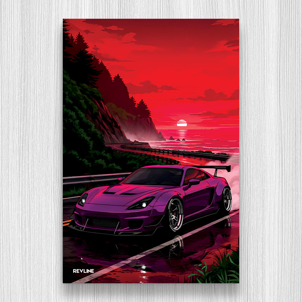 Sunset NSX N/A Baskı Duvar Halı