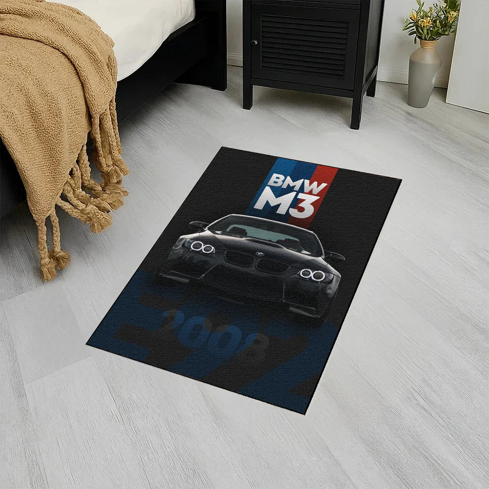 M3 E92 Siyah A/S Baskı Duvar Halı