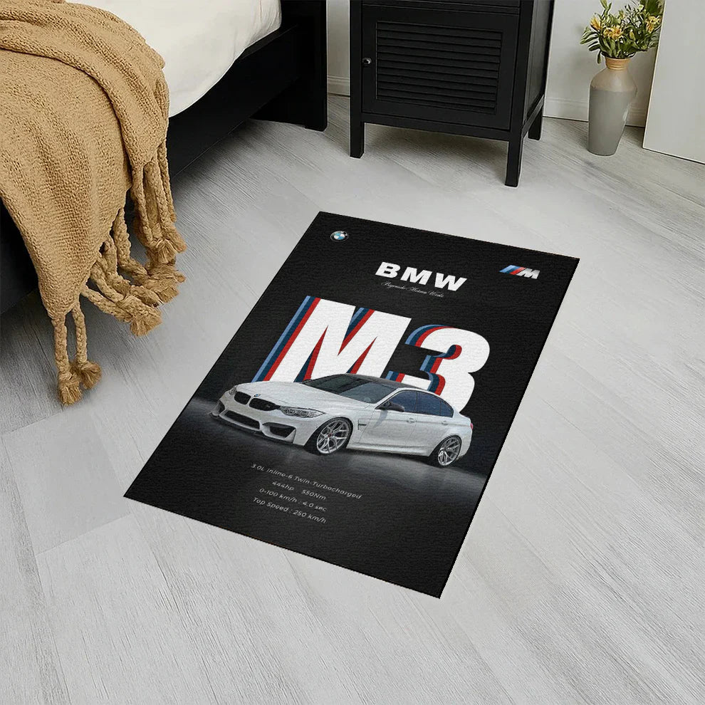 M3 F80 The Icon Baskı Duvar Halı