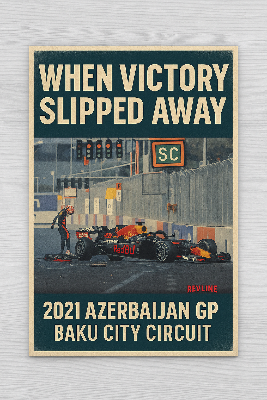 Revline 3D Baskı Verstappen 2021 Azerbaijan