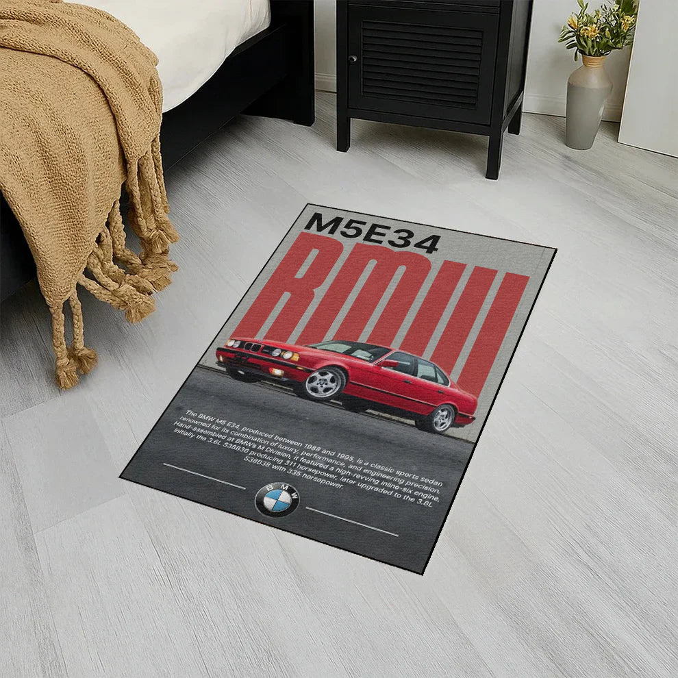 M5 E34 Baskı Duvar Halı