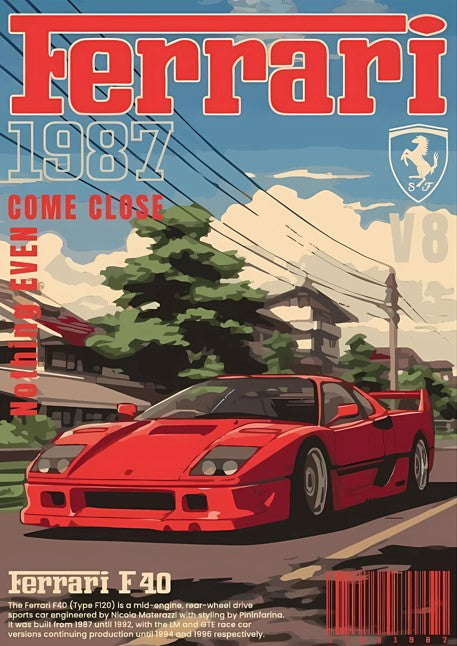 F40 Baskılı Halı