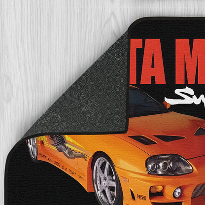 Supra MK4 Turuncu Baskı Duvar Halı