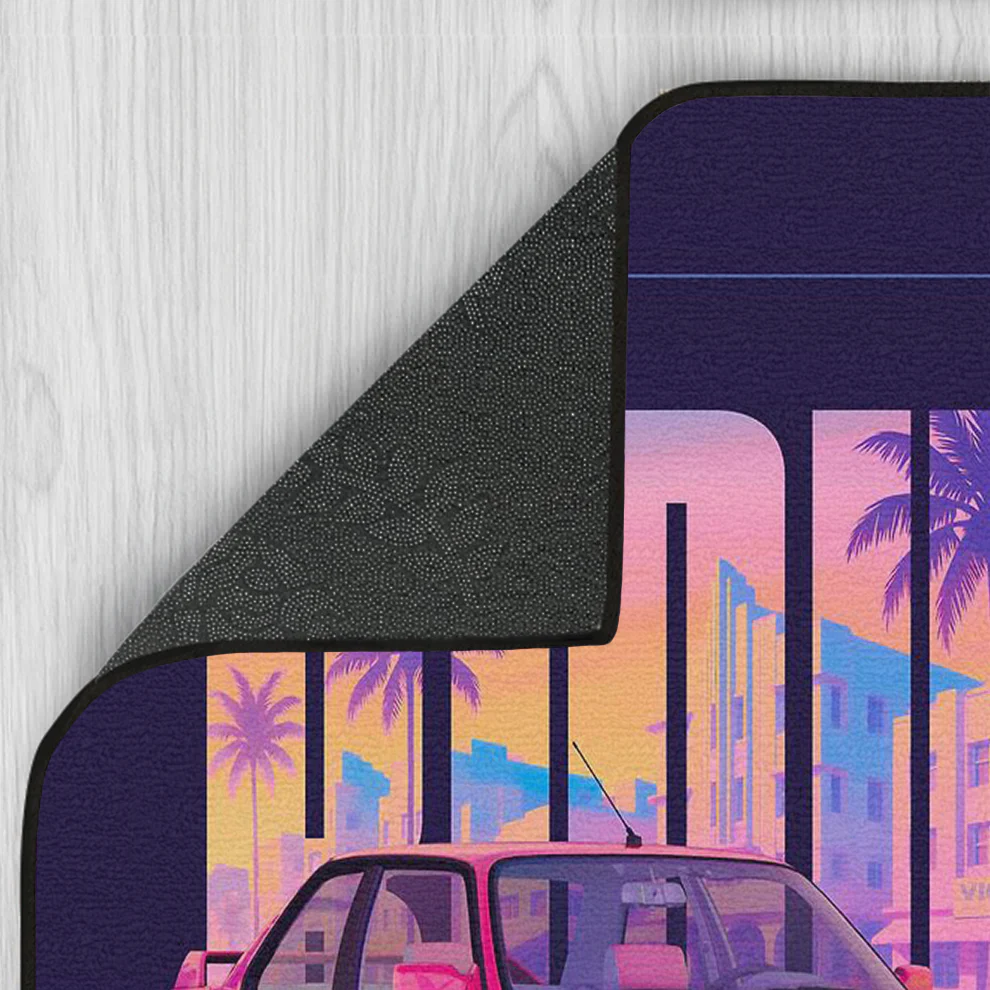 M3 E30 Retro Baskı Duvar Halı