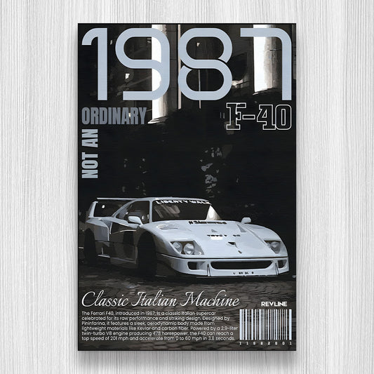 F40 Beyaz S/C Baskı Duvar Halı