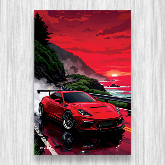 Sunset GR86 N/A Baskı Duvar Halı