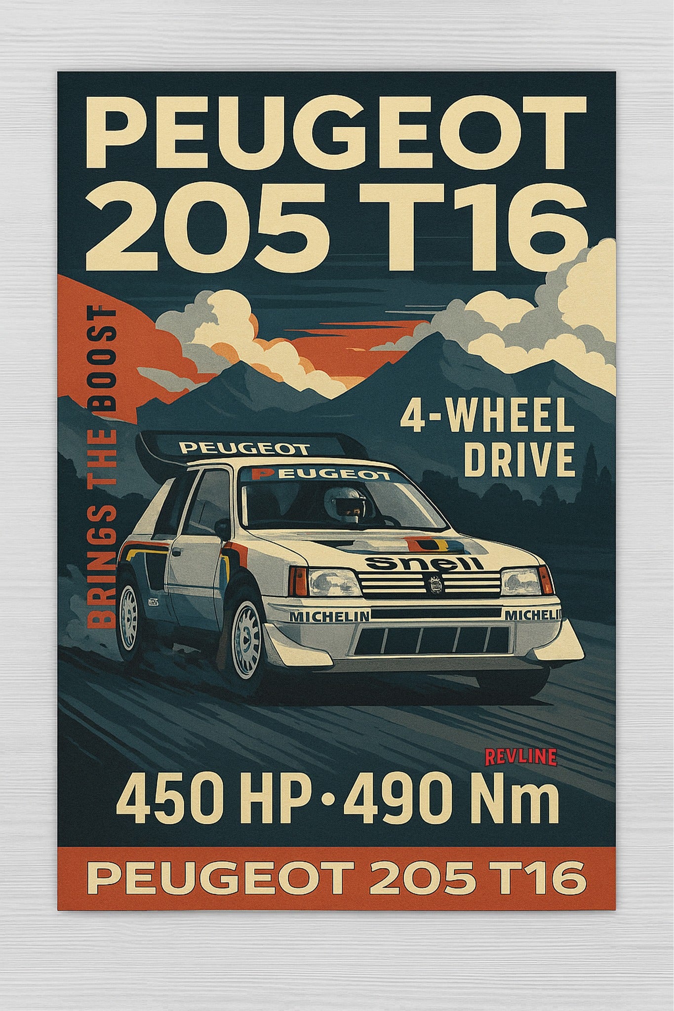 Revline 3D Baskı WRC-205 T16
