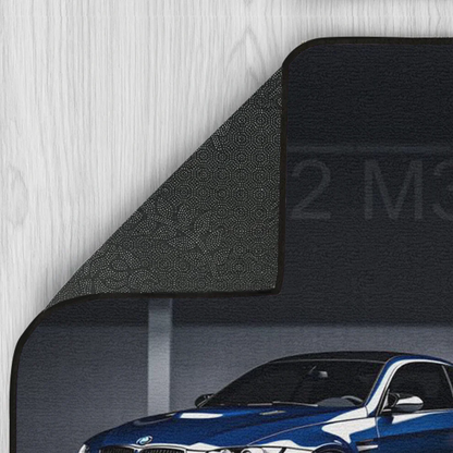 M3 E92 Mavi A/S Baskı Duvar Halı
