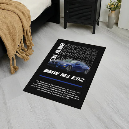 M3 E92 Şerit A/S Baskı Duvar Halı