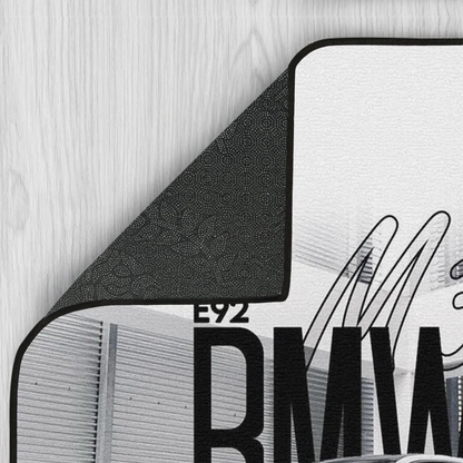 M3 E92 Beyaz A/S Baskı Duvar Halı