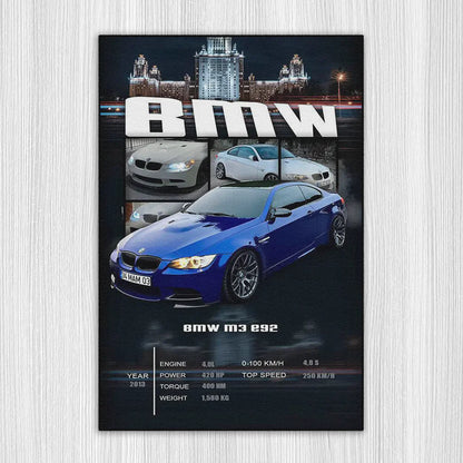 M3 E92 City A/S Baskı Duvar Halı