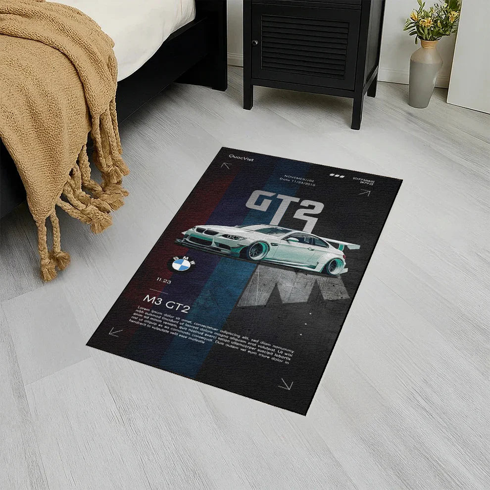 M3 E92 Art A/S Baskı Duvar Halı