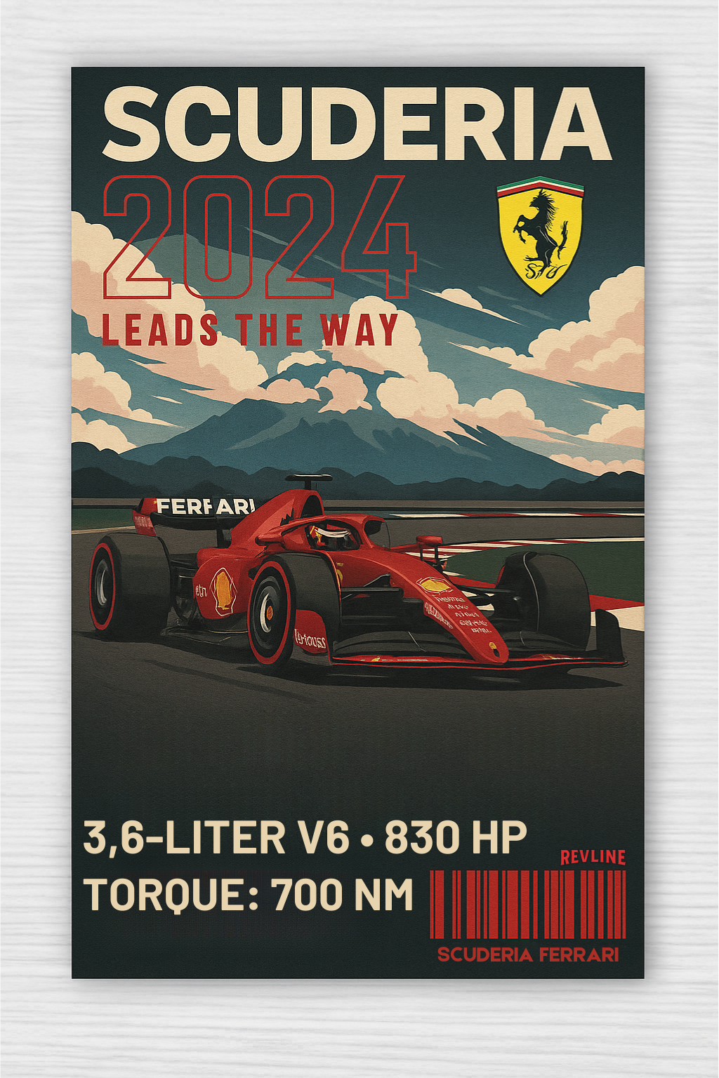 Revline 3D Baskı -FERRARI SF-24