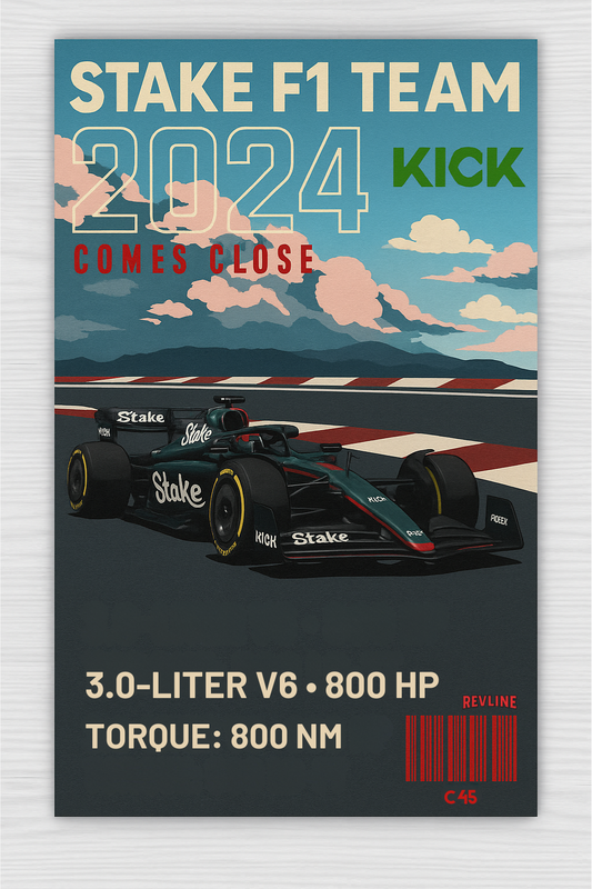 Revline 3D Baskı -KICK SAUBER C-45