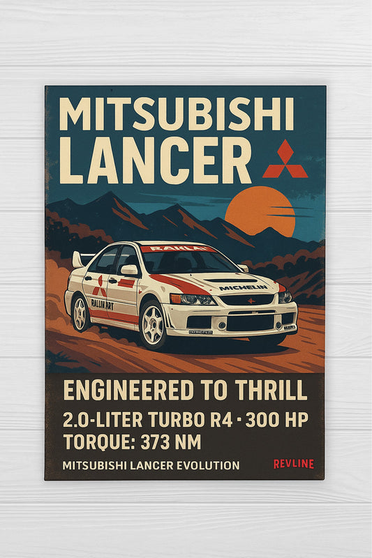 Revline 3D Baskı WRC-LANCER EVO