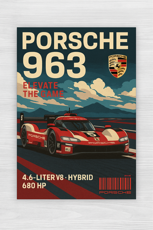 Revline 3D Baskı Le Mans -PORSCHE 963