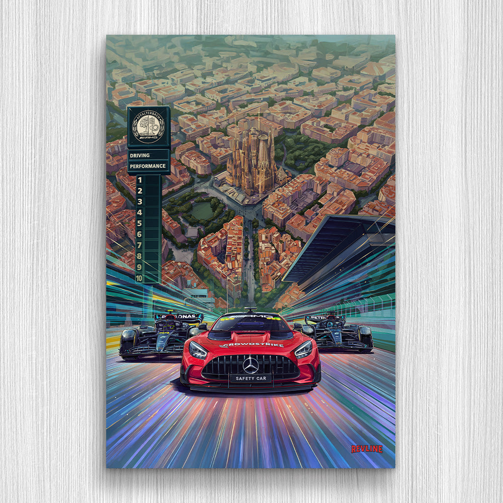 AMG GT Bağımsız Tasarımlar Baskı Duvar Halı