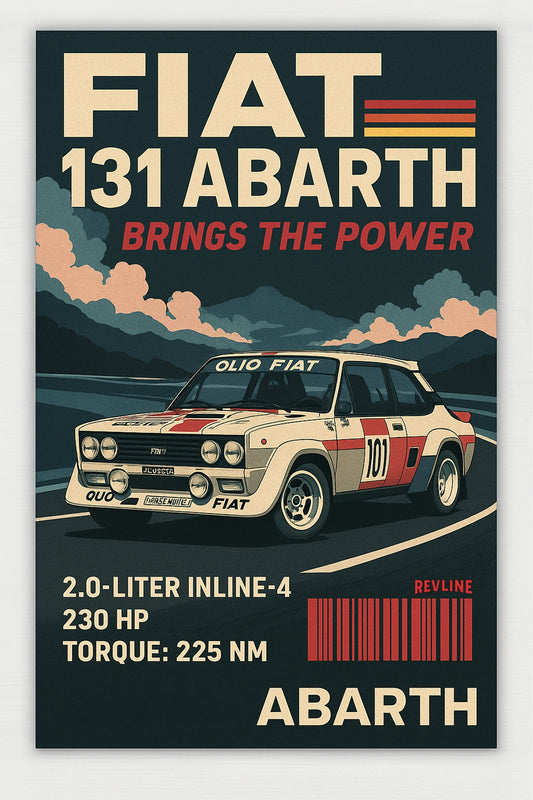 Revline 3D Baskı WRC-ABARTH