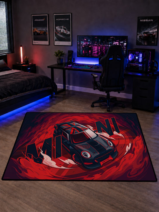 MINI John Cooper Works GP Draw Dijital Baskı Halı HDRW1006