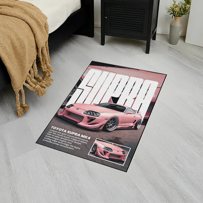 Supra MK4 Pembe Baskı Duvar Halı
