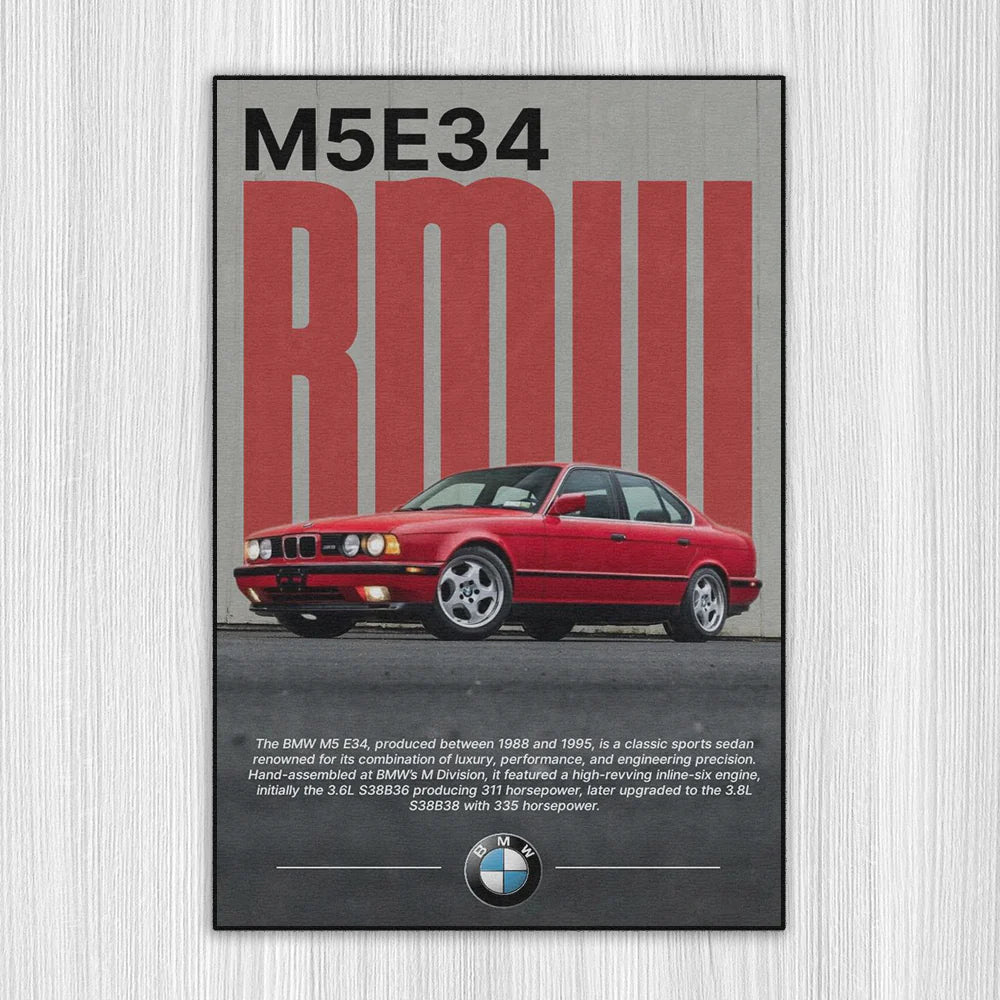 Revline 3D Baskı -BMW E34