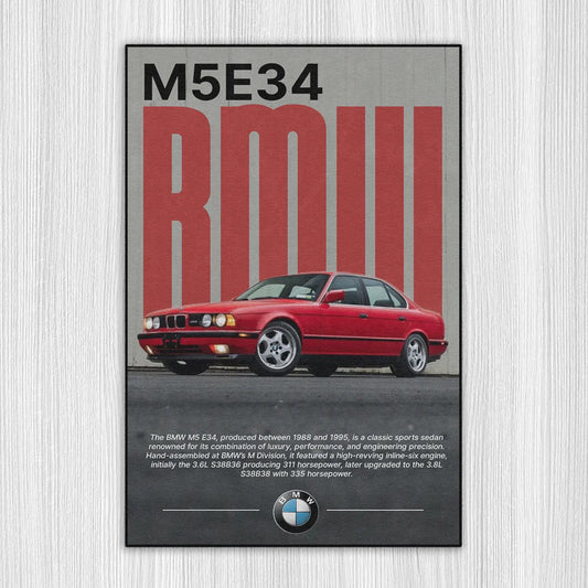 Revline 3D Baskı -BMW E34