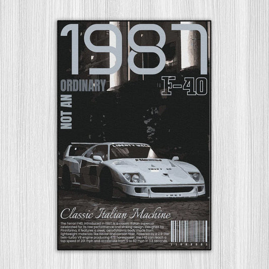 Revline 3D Baskı -Ferrari F40
