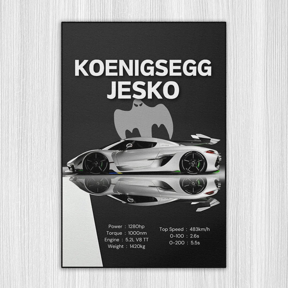 Revline 3D Baskı -Koenigsegg Jesko