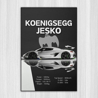 Revline 3D Baskı -Koenigsegg Jesko