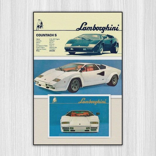 Revline 3D Baskı -Lamborghini Countach