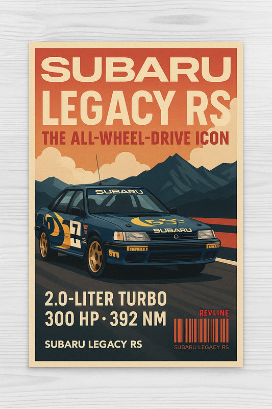 Revline 3D Baskı WRC-LEGACY RS