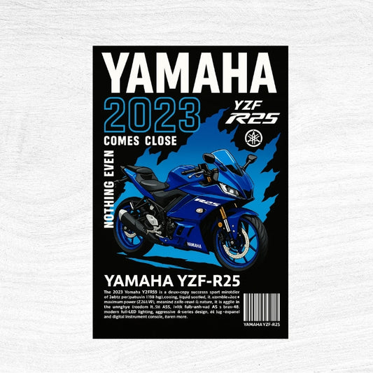 YZF R25 Baskılı Halı