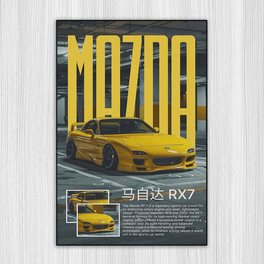 Revline 3D Baskı -MAZDA RX7-8