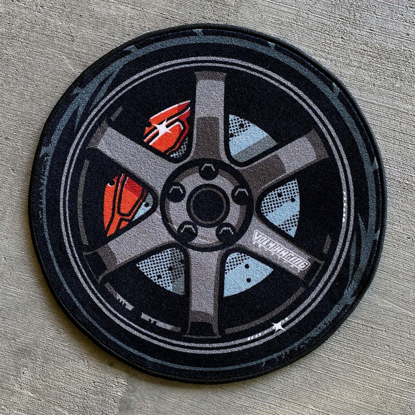 TE37 Siyah ENDO Baskı Halı