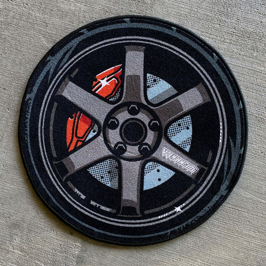 TE37 Siyah ENDO Baskı Halı