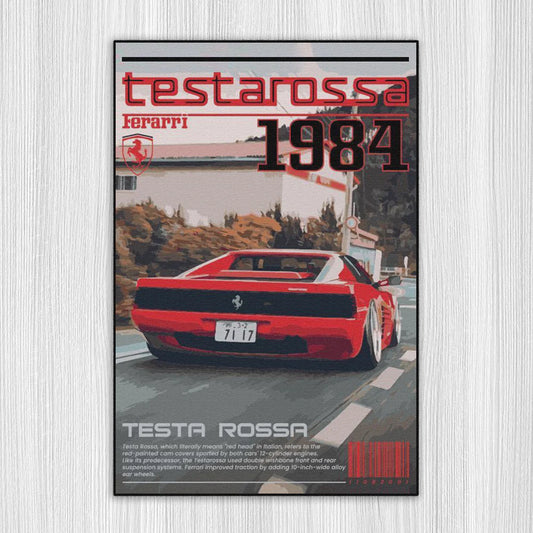 Revline 3D Baskı -Ferrari Testarossa