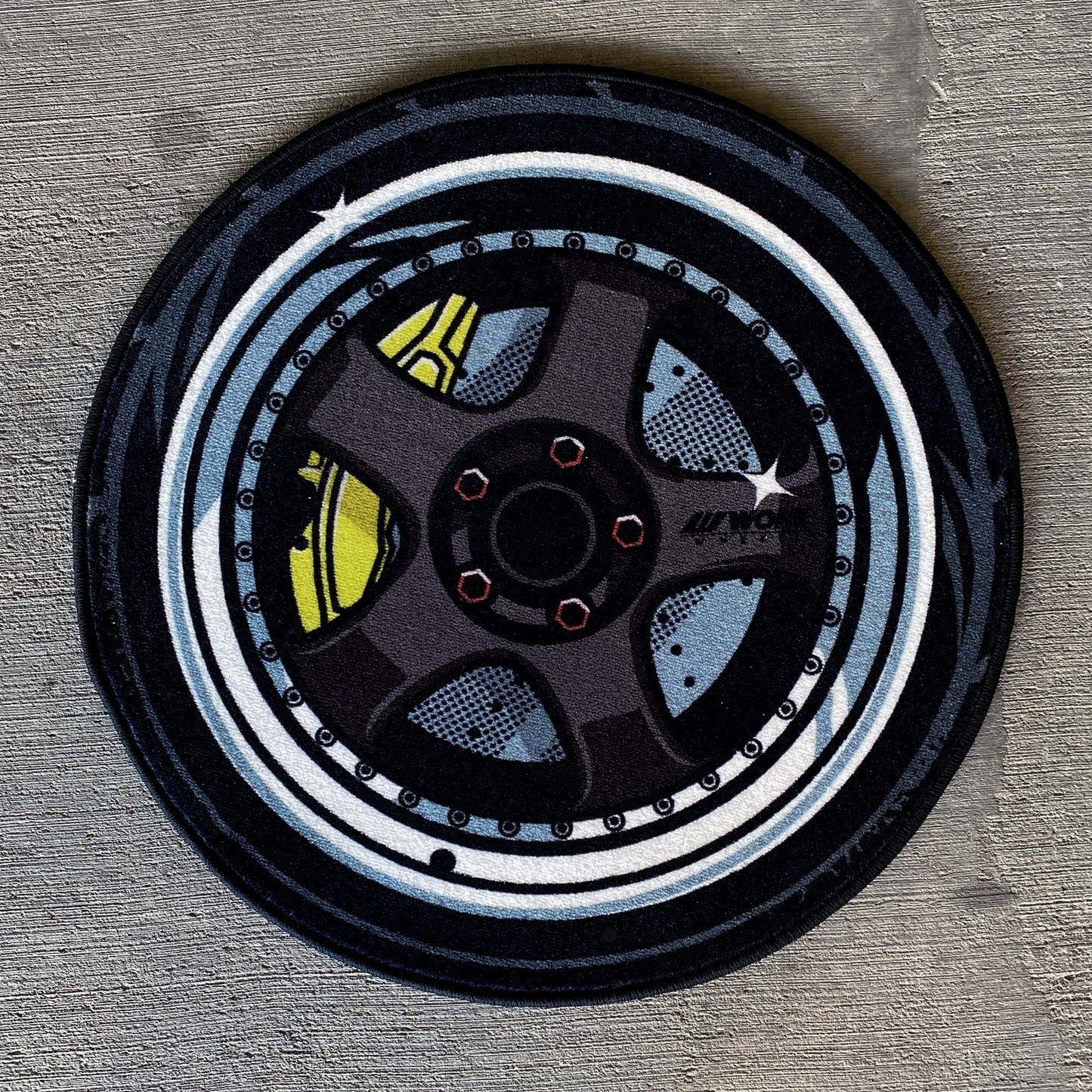 Work Meister S1 Siyah ENDO Baskı Halı