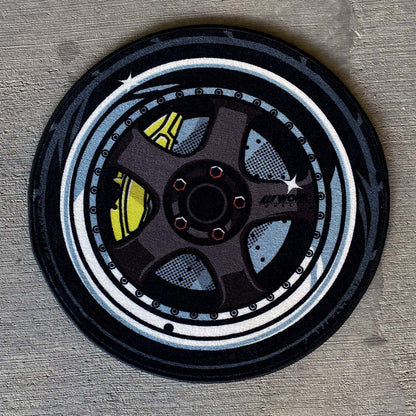 Work Meister S1 Siyah ENDO Baskı Halı