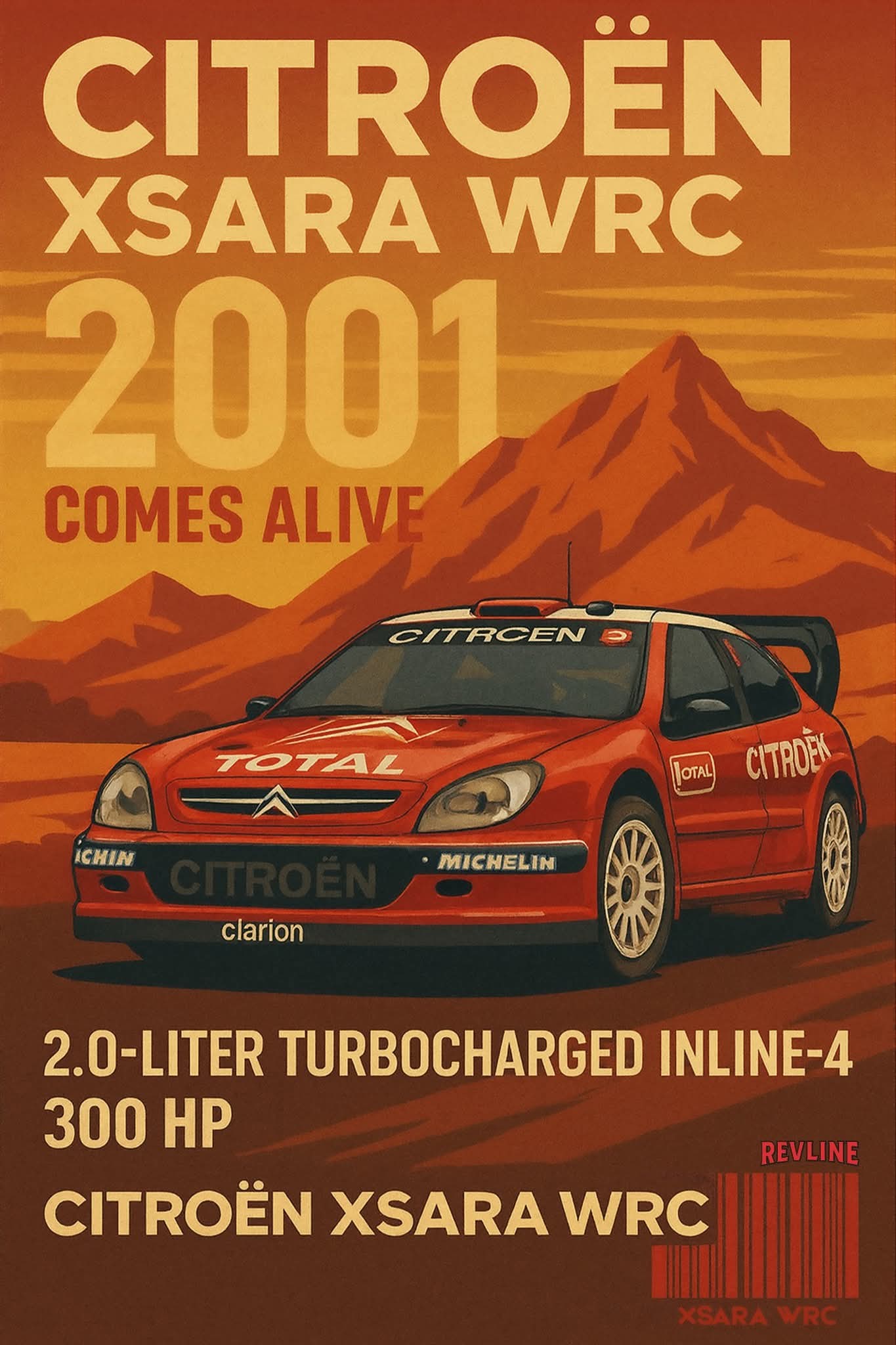 Revline 3D Baskı WRC-XSARA WRC