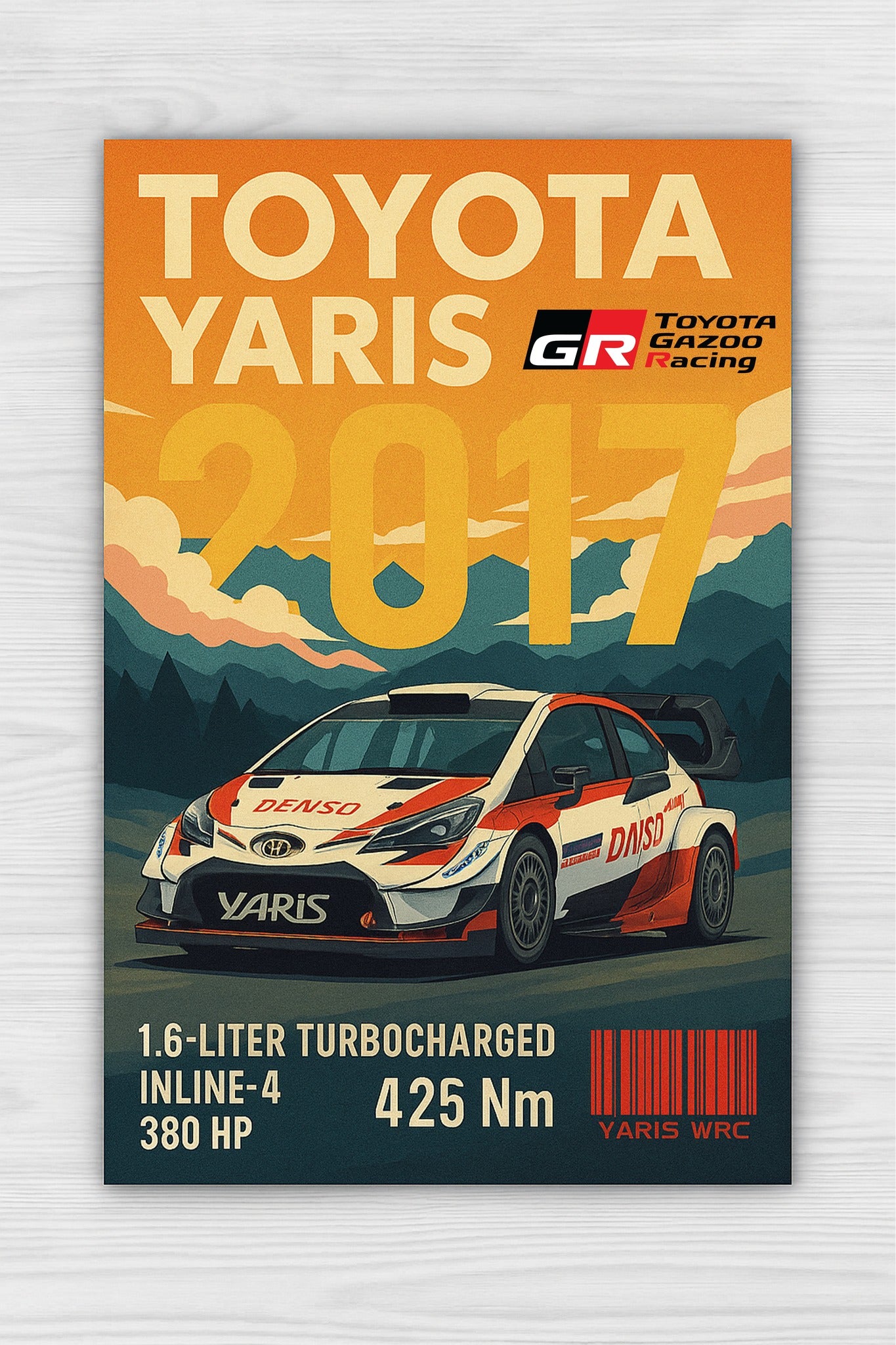 Revline 3D Baskı WRC-Yaris WRC